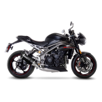 14280S SCARICO LEOVINCE TRIUMPH SPEED TRIPLE 1050 RS/S 2018 - 2019 FACTORY S CARBON FIBER CARBON FIBER EURO 4 4T NN02