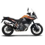 14033 SCARICO LEOVINCE KTM 1290 SUPER ADVENTURE 2015 - 2016 NERO STAINLESS STEEL EURO 3 4T KTM Adventure