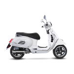 14059K SCARICO LEOVINCE PIAGGIO VESPA GTS 300 HPE/SUPER/SEI GIORNI 2019 - 2020 NERO STAINLESS STEEL EURO 4 4T MA3C