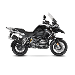 15301B SCARICO LEOVINCE BMW R 1250 GS ADVENTURE 2019 - 2023 LV-12 BLACK EDITION STAINLESS STEEL EURO 4/5 4T 1G31