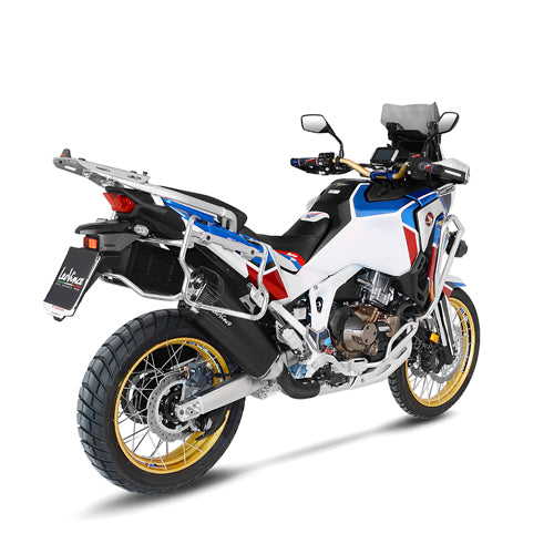 15302B SCARICO LEOVINCE HONDA CRF 1100 L AFRICA TWIN/ADVENTURE SPORT/DCT 2020 - 2023 LV-12 BLACK EDITION STAINLESS STEEL EURO 5