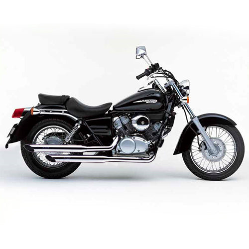 2238 SCARICO COMPLETO LEOVINCE HONDA VT 125 C SHADOW 1999-2003 SILVERTAIL K02 ACCIAO CROMATO/-