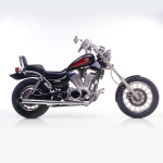 2203 SCARICO SILVERTAIL SUZUKI VS GL 1400 INTRUDER 1987 - 2000 K02 CHROMED STEEL 4T by Leovince