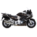 8784E SCARICHI LEOVINCE YAMAHA FJR 1300 A/AS 2001 - 2015 LV ONE EVO STAINLESS STEEL EURO 1/2/3 4T RP23
