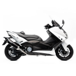 14000 SCARICO COMPLETO LEOVINCE YAMAHA T-MAX 530 2012 - 2016 NERO STAINLESS STEEL EURO 3 4T SJ09