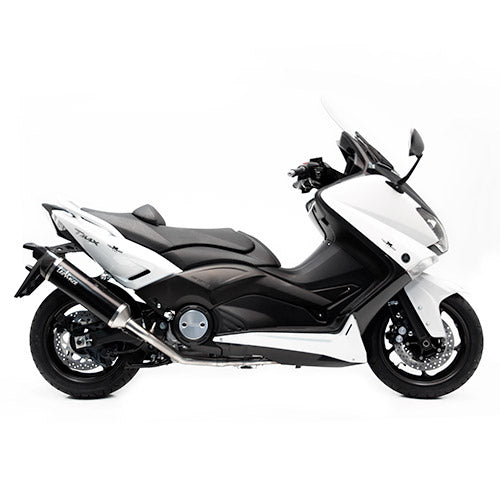 14000 SCARICO COMPLETO LEOVINCE YAMAHA T-MAX 530 2012 - 2016 NERO STAINLESS STEEL EURO 3 4T SJ09