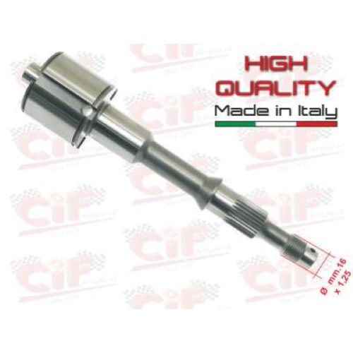 Albero ruota CIF Vespa 50, 90, 125 ET3 Primavera, PK m16 x 1,25