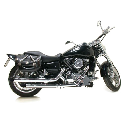 2286 SCARICO COMPLETO SILVERTAIL KAWASAKI VN 1600 CLASSIC 2003 - 2005 K02 CHROMED STEEL 4T by Leovince