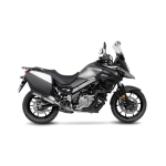 14377EBK SCARICO LEOVINCE SUZUKI V-STROM 650/XT 2017 - 2023 LV ONE EVO BLACK EDITION STAINLESS STEEL EURO 4/5 4T WC70- WC71
