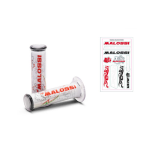 Manopole MALOSSI "Lion" Ø=22/24mm - bianco