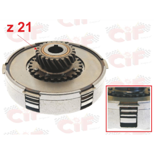 GRUPPO FRIZIONE COMPLETO MONTATO - VESPA P125X/P150X 2  SR.