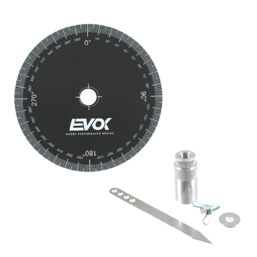 Disco graduato EVOK per regolazione anticipo accensione - completo di kit per il montaggio