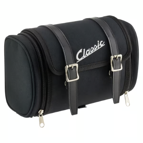 Borsa SIP Classic in nylon nero per portapacchi posteriorei, SIP 70s,misure 250x