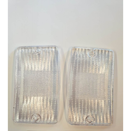 Coppia gemme frecce ANTERIORI per Vespa PK50/125XL-RUSH-FL-HP-N-V- BIANCHE