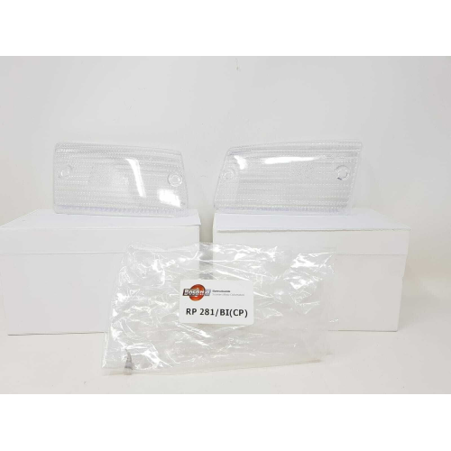 Coppia gemme frecce posteriori per Vespa PK50/125XL-RUSH-FL-HP-N-V- BIANCHE