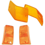 KIT PLASTICHE GEMME FRECCE POSTERIORI+ANTERIORI VESPA PX 125 150 200 ARCOBALENO