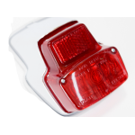 FANALE POSTERIORE CROMATO COMPLETO PER VESPA 50 SS - 90 SS - 125 PRIMAVERA