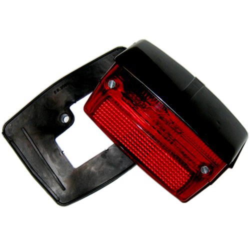 Fanale posteriore BOSATTA Vespa 50 Special, tegolino NERO