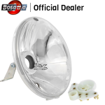 FARO FANALE ANTERIORE ALOGENO PORTALAMPADA PIAGGIO VESPA PX E PE 125 150 200 ETS