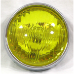 Fanale anteriore BOSATTA per Vespa VNB, VBA, VBB, GS con vetro liscio GIALLO
