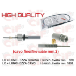 CORDINA TRASMISSIONE CONTACHILOMETRI VESPA 150 `60-`67 -> VBB2T 216000 COD.5639-