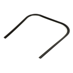 Bordo scudo in plastica meral colore Nero per VESPA PK 50 125 S SS AUTOMATICA r.