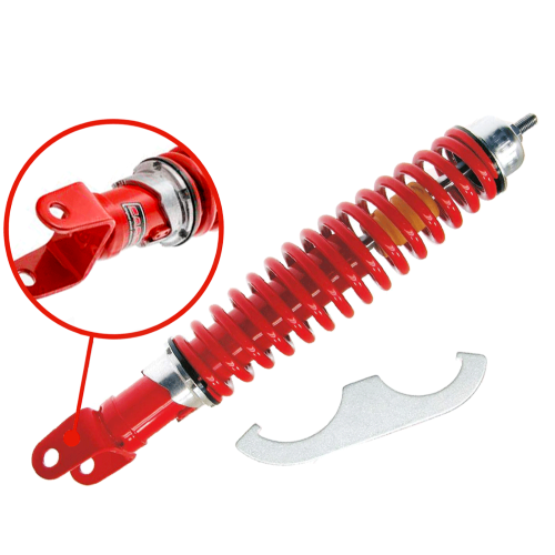 AMMORTIZZATORE POSTERIORE CARBONE REGOLABILE ROSSO VESPA 50 SPECIAL R L N ET3