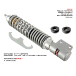 AMMORTIZZATORE ANTERIORE REGOLABILE CARBONE GRIGIO VESPA 125 150 200 PX