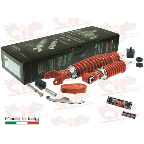 KIT AMMORTIZZATORI CARBONE ANTERIORE + POST REGOLABILE VESPA 50 R L SPECIAL