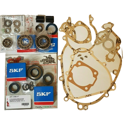 Kit cuscinetti paraoli guarnizioni revisione motore completo Vespa PK 50 125 S
