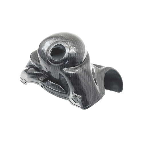 Cuffia Cilindro Motore Carbonio Nero Lucido Vespa 50 Special RLN PK S