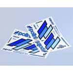 Kit adesivi scooter Stickers Originale Team POLINI SX DX contorno Nero 225.030