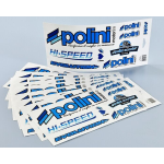 SET ADESIVI POLINI 225.020 FOGLIO A4 DECORAZIONE STICKERS CARENA SCOOTER