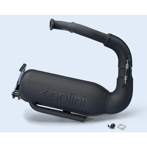 MARMITTA POLINI ORIGINAL PER VESPA 125 ET3 PRIMAVERA NERA 200.2034