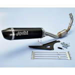 1902001 MARMITTA SCARICO POLINI EVOLUTION NERA VESPA 125 SPRINT 4T 3V ie (M813M)