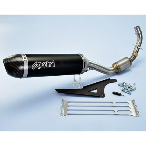 1902001 MARMITTA SCARICO POLINI EVOLUTION NERA VESPA 125 SPRINT 4T 3V ie (M813M)