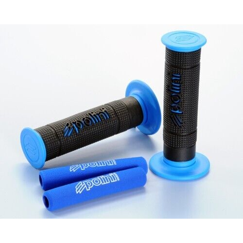 MANOPOLE POLINI BIG EVOLUTION BICOLORE NERO / BLU SCOOTER UNIVERSALI