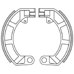 Ganasce freno POLINI posteriori Vespa 50 Special, 125 ET3 Primavera 176.0159