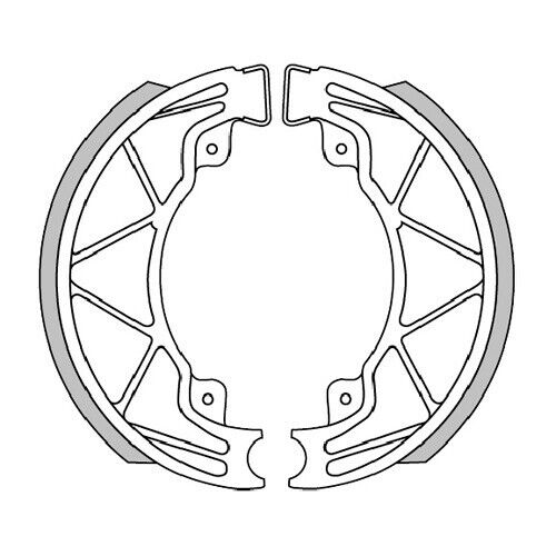 Ganasce freno POLINI posteriori Vespa 125-150 Primavera, Sprint 176.0300