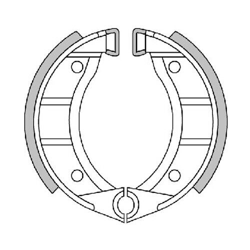 Ganasce freno anteriori POLINI 176.0151 90 x 18 per PIAGGIO BOXER BRAVO CIAO FRE