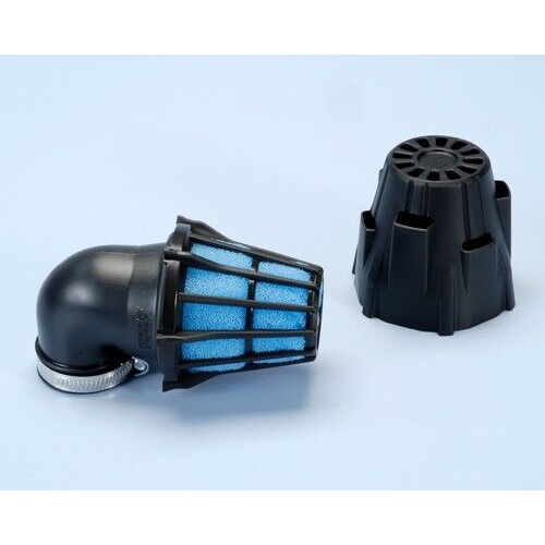FILTRO ARIA POLINI 203.0093 AIR BOX INCLINATO 90 GRADI D.32MM NERO GRANDE