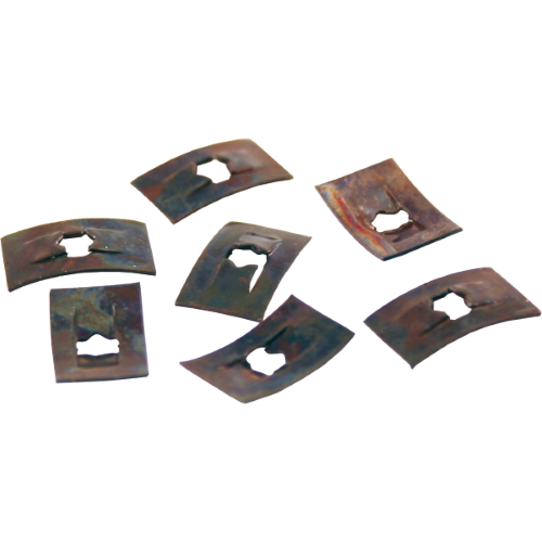 MOLLETTA FERMO FISSAGGIO TARGHETTA VESPA IN FERRO