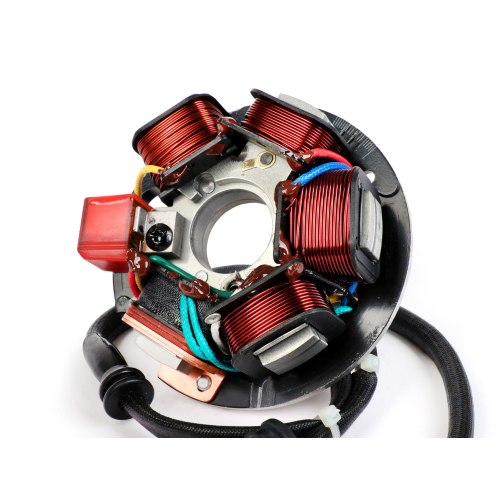 Statore BGM PRO HP V2.5 silicone- Vespa PK XL - 5 bobine, 8-cavo (connettore rotondo a 5 poli) - per veicoli con batteria