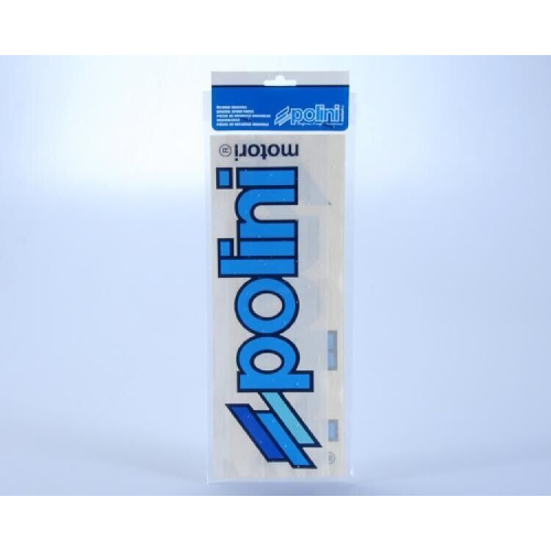 2x ADESIVI POLINI PRESPAZIATI 34X11 BLU