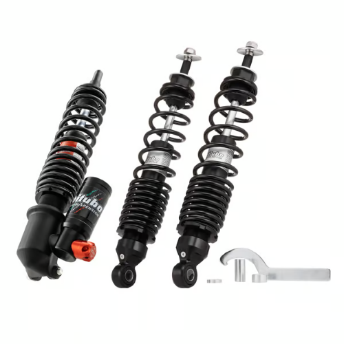 Kit ammortizzatore BITUBO "Black Edition", WMB/GEV anteriore & posteriore per Vespa GTS/GTS Super /GTV/GT60/GT/GT L 125-300ccm ('03-'13/'17-`22)