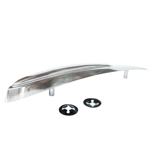 CRESTA PARAFANGO CROMATA VESPA 50 R L N 90 125 ET3 PICCOLA ALLUMINIO LUCIDA