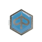SCUDETTO LOGO PIAGGIO ESAGONALE INCASTRO VESPA PK 50 125 FL RUSH XL PX 125 150