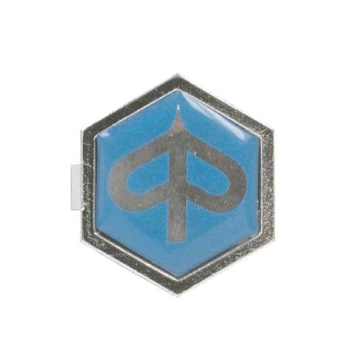 SCUDETTO LOGO PIAGGIO ESAGONALE INCASTRO VESPA PK 50 125 FL RUSH XL PX 125 150