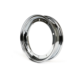 Cerchio ruota -BGM ORIGINAL 2.10-10' acciaio V2.0 - Vespa (tipo PX) - Vespa Smallframe V50, 50N, Special, PV, ET3, PK50-125 (S/XL/XL2), Largeframe PX, T5, Sprint, Rally, GT/GTR, LML Star, Deluxe - CROMATO
