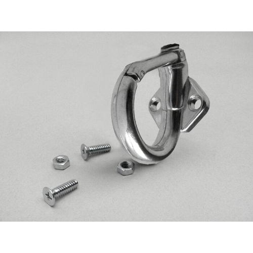 Gancio porta borsa -QUALITÀ OEM- Vespa V50, V90, PV, ET3, PK, PX, T5 125cc, Rally, Sprint, GT, GTR, SS180, GL, Super, GS160, GS 150, VNA, VNB, VBA, VBB - alluminio